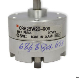 smc-CRB2BW20-90S-rotary-actuator-used-2
