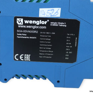 wenglor-SG4-00VA000R2-safety-relay-(Used)-2