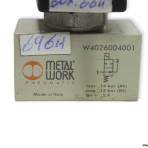 metalwork-W026004001-single-solenoid-valve-used-2