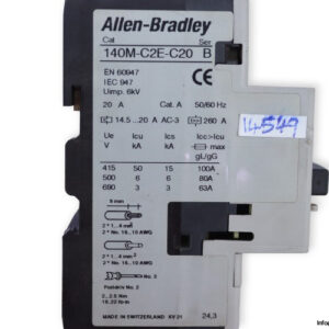 allen-bradley-140M-C2E-C20-motor-protection-circuit-breaker-(Used)-2