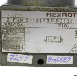 Rexroth-2-FRM-5-31_3-Q-SO130-210-flow-control-valve-(used)-1