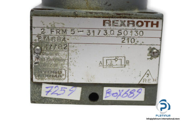 Rexroth-2-FRM-5-31_3-Q-SO130-210-flow-control-valve-(used)-1