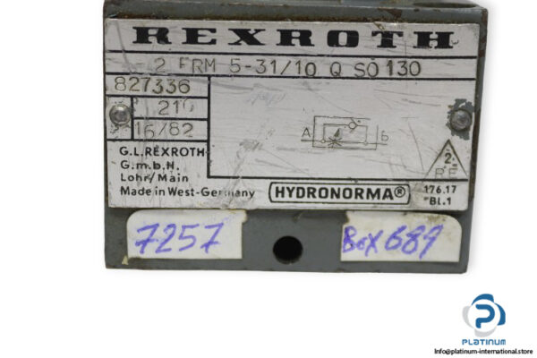 Rexroth-2-FRM-5-31_10-Q-SO130-flow-control-valve-(used)-1