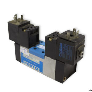 Festo-159685-double-solenoid-valve-with-coil-(used)