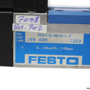 Festo-159685-double-solenoid-valve-with-coil-(used)-1
