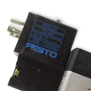 Festo-159685-double-solenoid-valve-with-coil-(used)-3