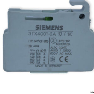 siemens-3TX4-001-2A-auxiliary-contact-block-(New)-3