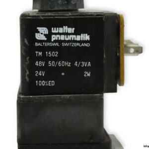 Walter-pneumatik-SE-9502-110-single-solenoid-valve-48-v-ac-(used)-2