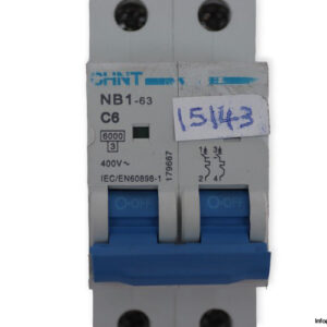 chint-NB1-63_C6-miniature-circuit-breaker-(Used)-1