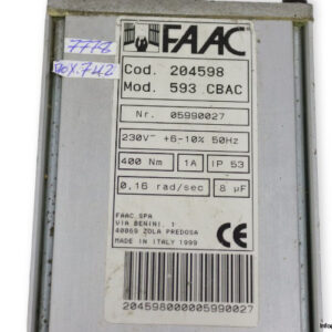 faac-593-CBAC-hydraulic-motor-(used)-2
