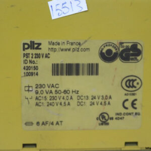 pilz-PST-2-230-V-AC-safety-relay-(Used)-2