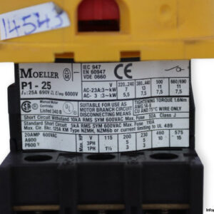 klockner-moeller-P1-25-cam-switch-(Used)-1