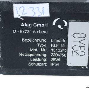 afag-gmbh-KLF-15-linear-feeder-basic-unit-(Used)-1