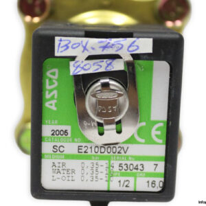 Asco-SC-E210D002V-single-solenoid-valve-(used)-2