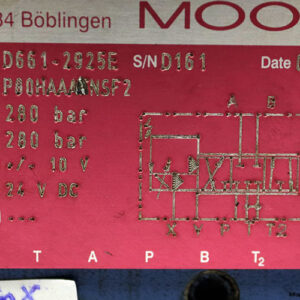 Moog-D661-2925E-pilot-operated-servo-valve-(used)-1
