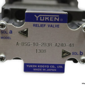 yuken-A-BSG-10-2B3B-A240-48-solenoid-controlled-relief-valve-(new)-2