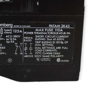 stromberg-PATAM-3K45-thermal-overload-protection-relay-(New)-2