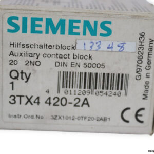 siemens-3TX4-420-2A-auxiliary-contact-block-(new)-3