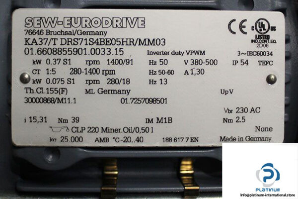 sew-ka37_t-drs71s4be05hr_mm03-helical-bevel-gearmotor-9