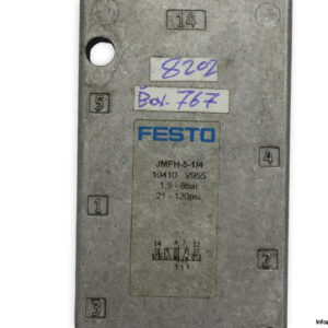Festo-10410-solenoid-control-valve-with-coil-(used)-1
