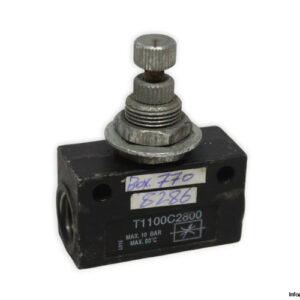 Norgren-T1100C2800-flow-control-valve-(used)