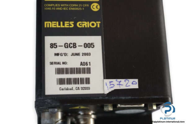 melles-griot-85-GCB-005-laser-system-(used)-5