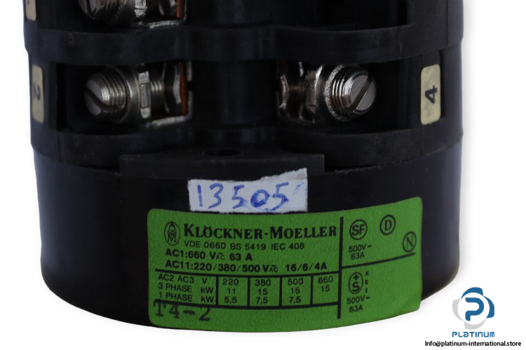 klockner-moeller-T4-2-rotary-cam-switch-(New)-2