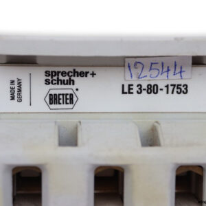 sprecher-schuh-LE-3-80-1753-load-switch-body-(Used)-2