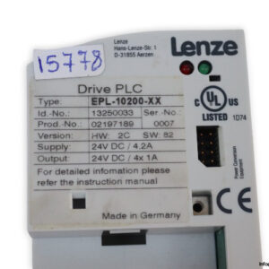 lenze-EPL-10200-XX-plc-drive-controller-(used)-3