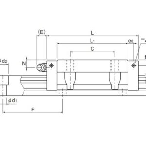 thk-SHS-15C-linear-guide-rail-block-used-5