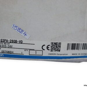 omron-G3PA-260B-VD-high-power-solid-state-relay-(New)-3