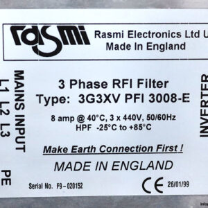 rasmi-3G3XV-PFI-3008-E-3-Phase-rfi-filter-(Used)-1