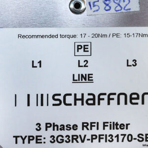 schaffner-3G3RV-PFI3170-SE-3-Phase-rfi-filter-(New)-2