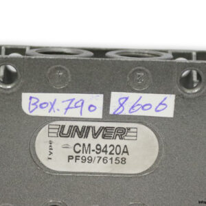 Univer-CM-9420A-manual-valve-(used)-2
