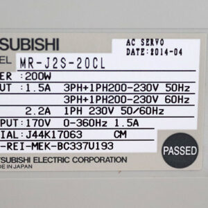 mitsubishi-MR-J2S-20CL-ac-servo-amplifier-(New)-4