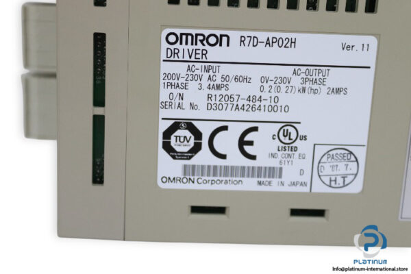 omron-R7D-AP02H-servo-drive-(New)-4