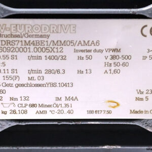 sew-hs41-drs1m4be1-mm05-ama6-gear-motor-used-6