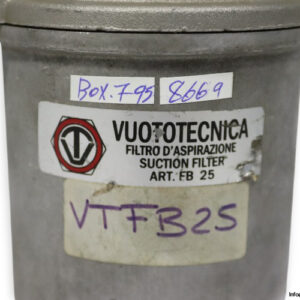 vuototecnica-FB-25-suction-filter-(used)-1