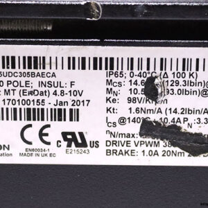 emerson-115UDC305BAECA-servo-motor-(used)-2