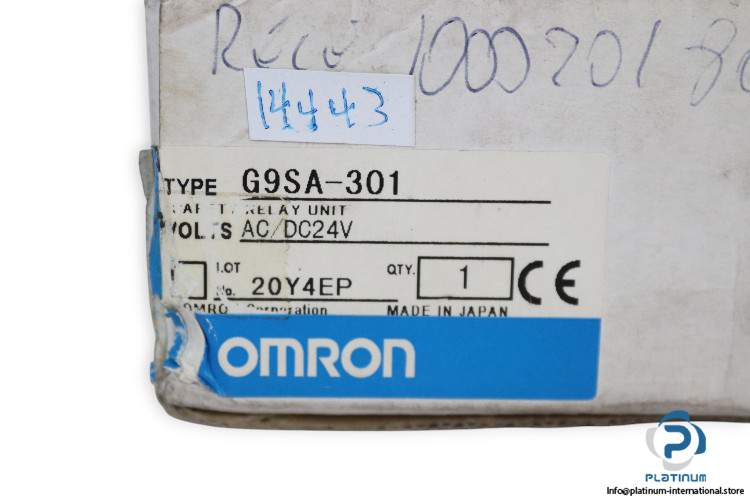 omron-G9SA-301-safety-relay-(New)-3