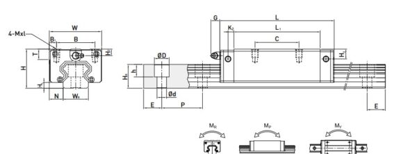 hiwin-HGL25-HA-linear-guideway-block-(new)-2