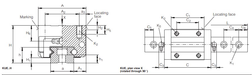 ina-KWE20-H-G4V1-linear-recirculating-ball-bearing-(new)-without-carton-4