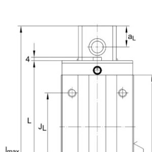 ina-KWSE25-HL-V1-G3-linear-recirculating-ball-bearing-(new)-3