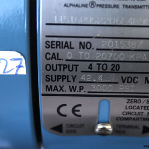 rosemount-1151GP9S22D6L4B9C6-gage-pressure-transmitter-(New)-3