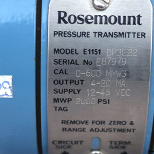 rosemount-E1151DP3E22-differential-pressure-transmitter-(New)-2