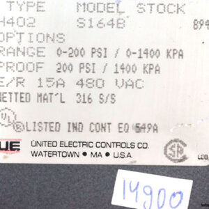 united-electric-controls-H402-S164B-differential-pressure-switch-(Used)-2