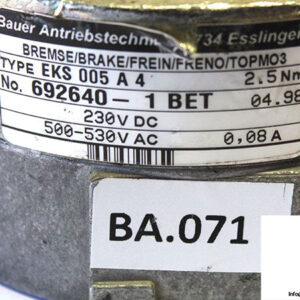 bauer-eks-005-a4-230v-2-5n-electric-brake-2