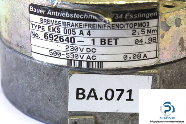 bauer-eks-005-a4-230v-2-5n-electric-brake-2