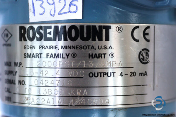 rosemount-3051CG5A22A1AL4B4C6Q4-coplanar-gage-pressure-transmitter-(New)-4