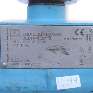 endress-hauser-DELTAPILOT-S-DB50L-AC00BA13EG10-hydrostatic-gauge-pressure-level-transmitter-(Used)-2